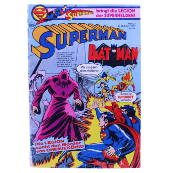 Superman Batman 21 (1977) Ehapa Legion der Superhelden | Hoppla-Stuff